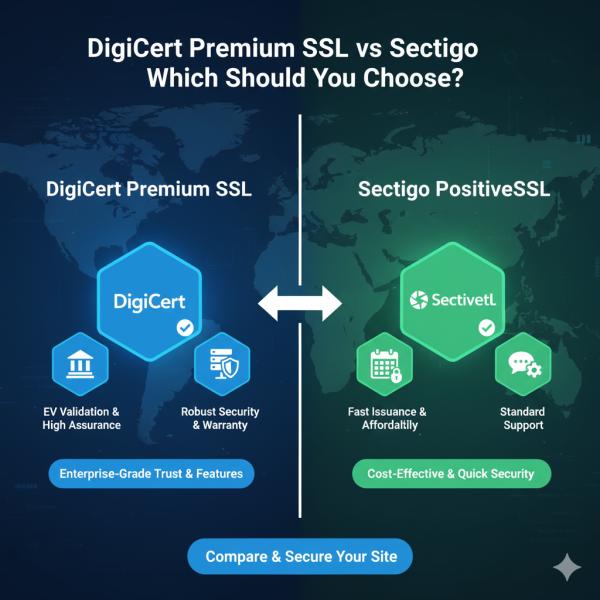 DigiCert Premium SSL vs Sectigo PositiveSSL: Which Should You Choose?